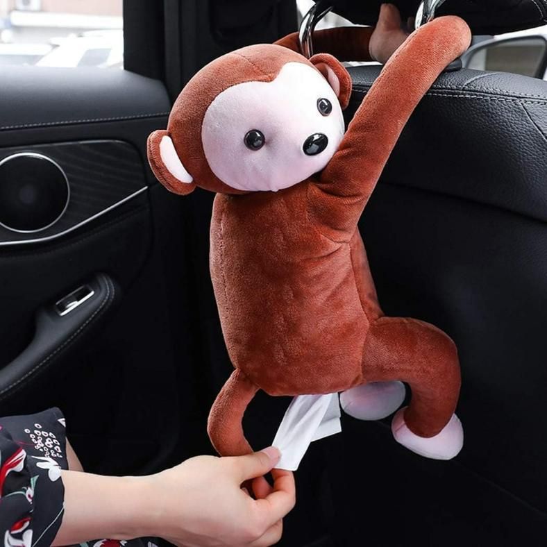 Monkey Tissue Holder – Cute & Creative Tissue Dispenser for Home & Car | NISHU Superstores
