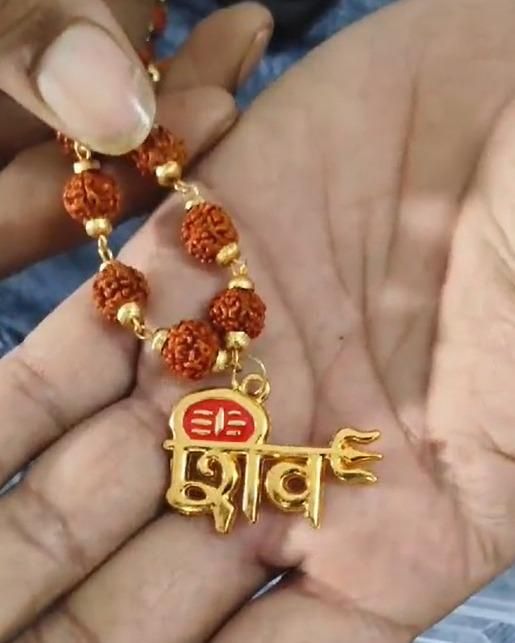 Rudraksha Mala with Shiv Pendant – Spiritual & Healing Jewelry | NISHU Superstores
