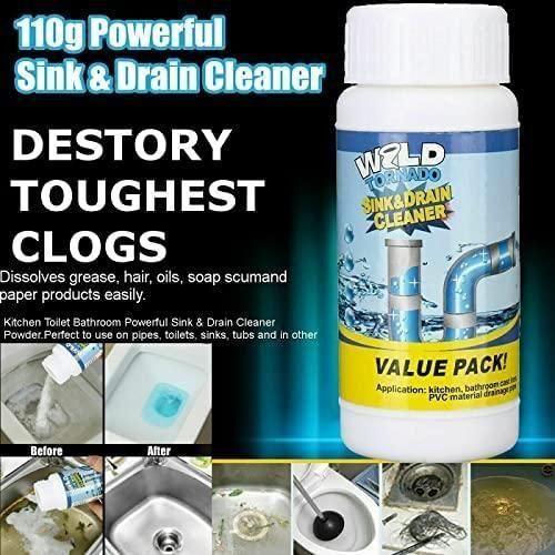 Powerful Drain Cleaner for Sink & Pipes | Unclog in Minutes | NISHU Superstores