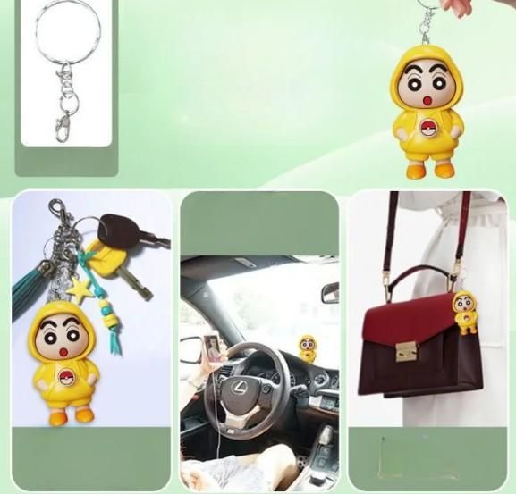 Shin Chan Face Changing Keychain – Cute Cartoon Key Ring Toy | NISHU Superstores