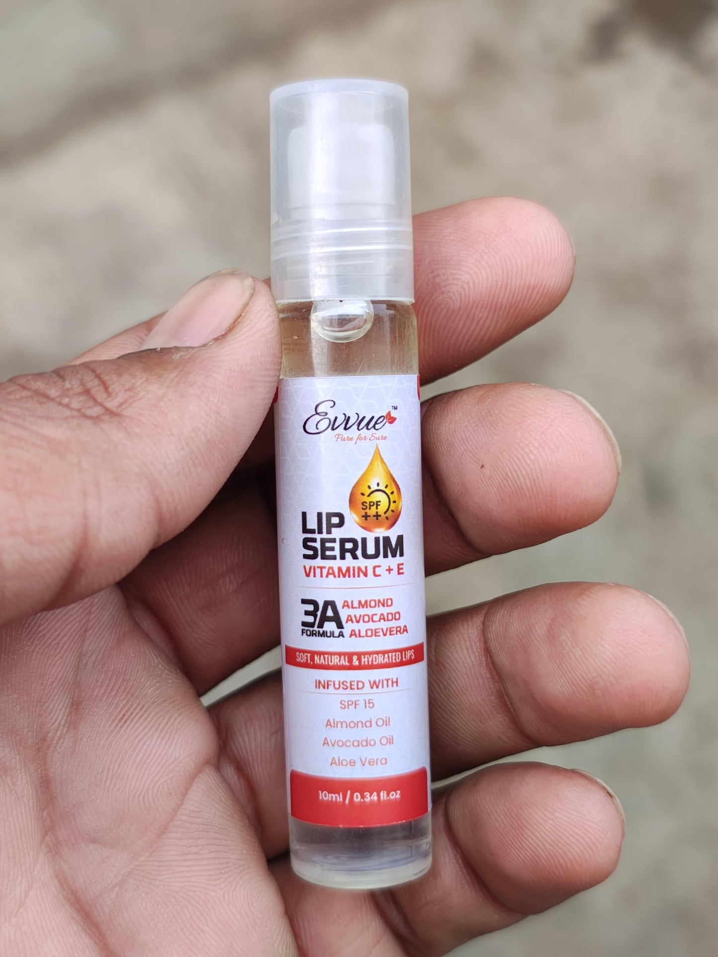 EVVUE Vitamin C + E Lip Serum Oil (10ml) – Nourishing Lip Care | NISHU Superstores