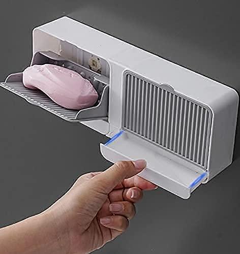 Wall Mounted Soap Box – Self Adhesive Bathroom Soap Holder | NISHU Superstores