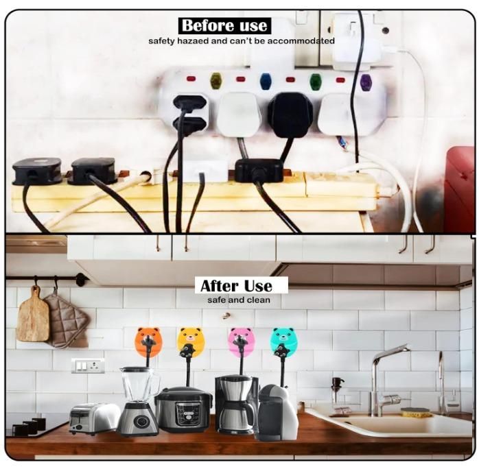 Adhesive Kitchen Wall Hooks (Pack of 8) – Strong & Reusable Hanging Hooks | NISHU Superstores