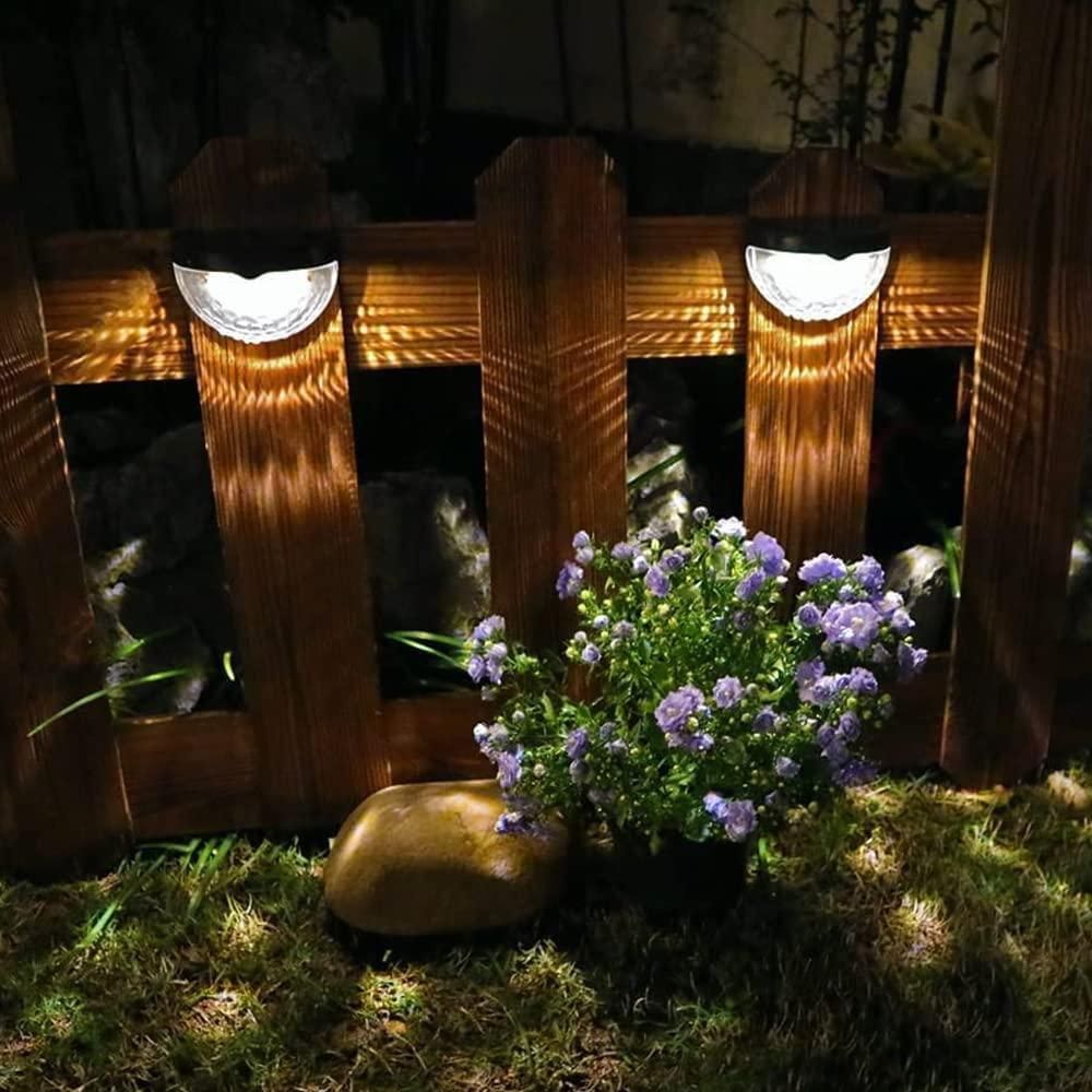 Solar Fence Lights (Pack of 4) – Energy Efficient Outdoor Lighting | NISHU Superstores