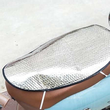 Aluminum Foil Bike Seat Sun Shade Cover – Heat Protection for Two-Wheelers | NISHU Superstores