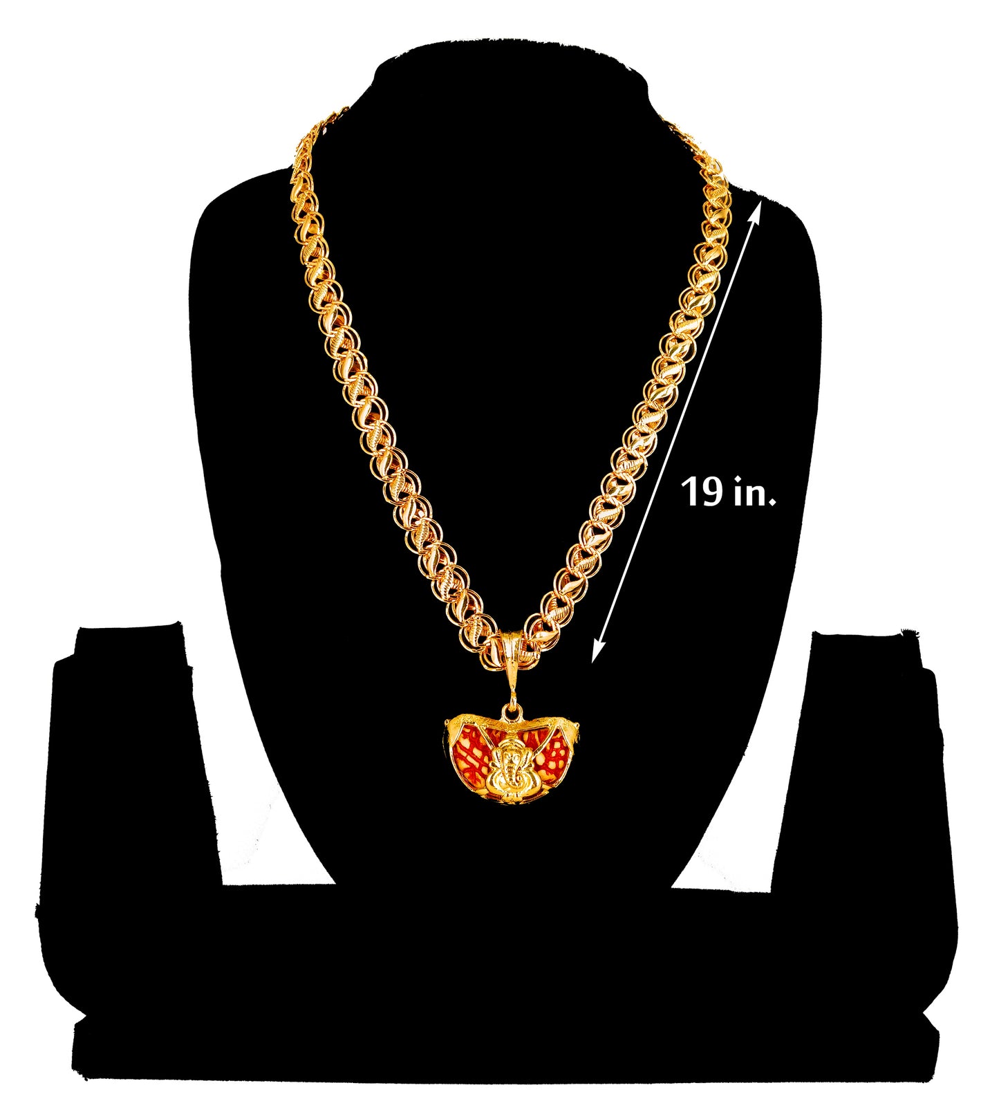 Luxurious Men’s Gold Plated Pendant with Chain Vol 2 – Stylish Fashion Jewelry | NISHU Superstores