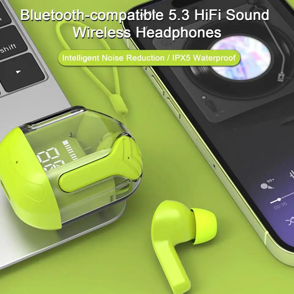 Crystal Clear Sound Wireless Earbuds with LED Display – Portable & Stylish | NISHU Superstores
