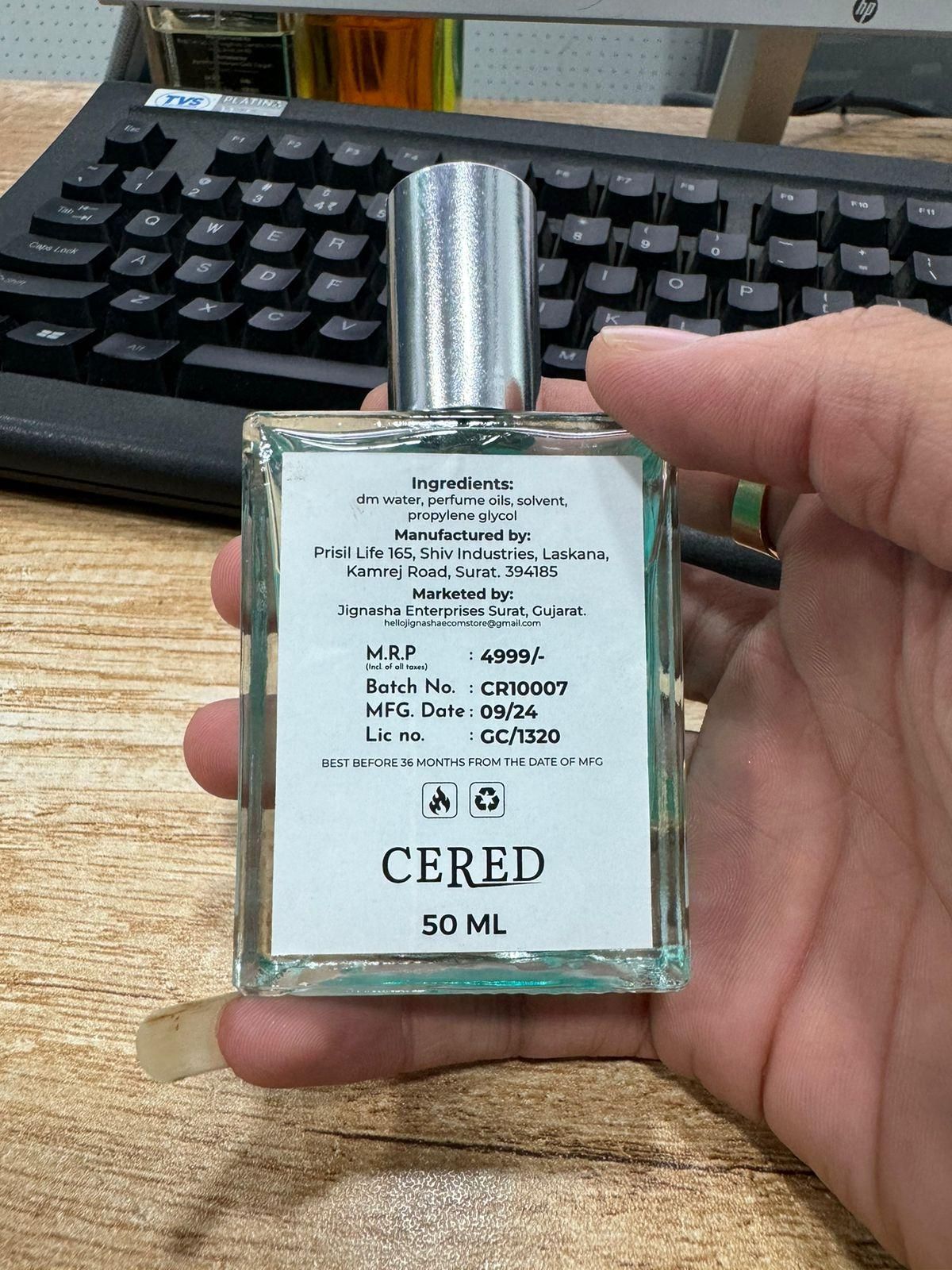 CERED Aventus Perfume 50ML (Pack of 2) - Premium Long-Lasting Fragrance | NISHU Superstores
