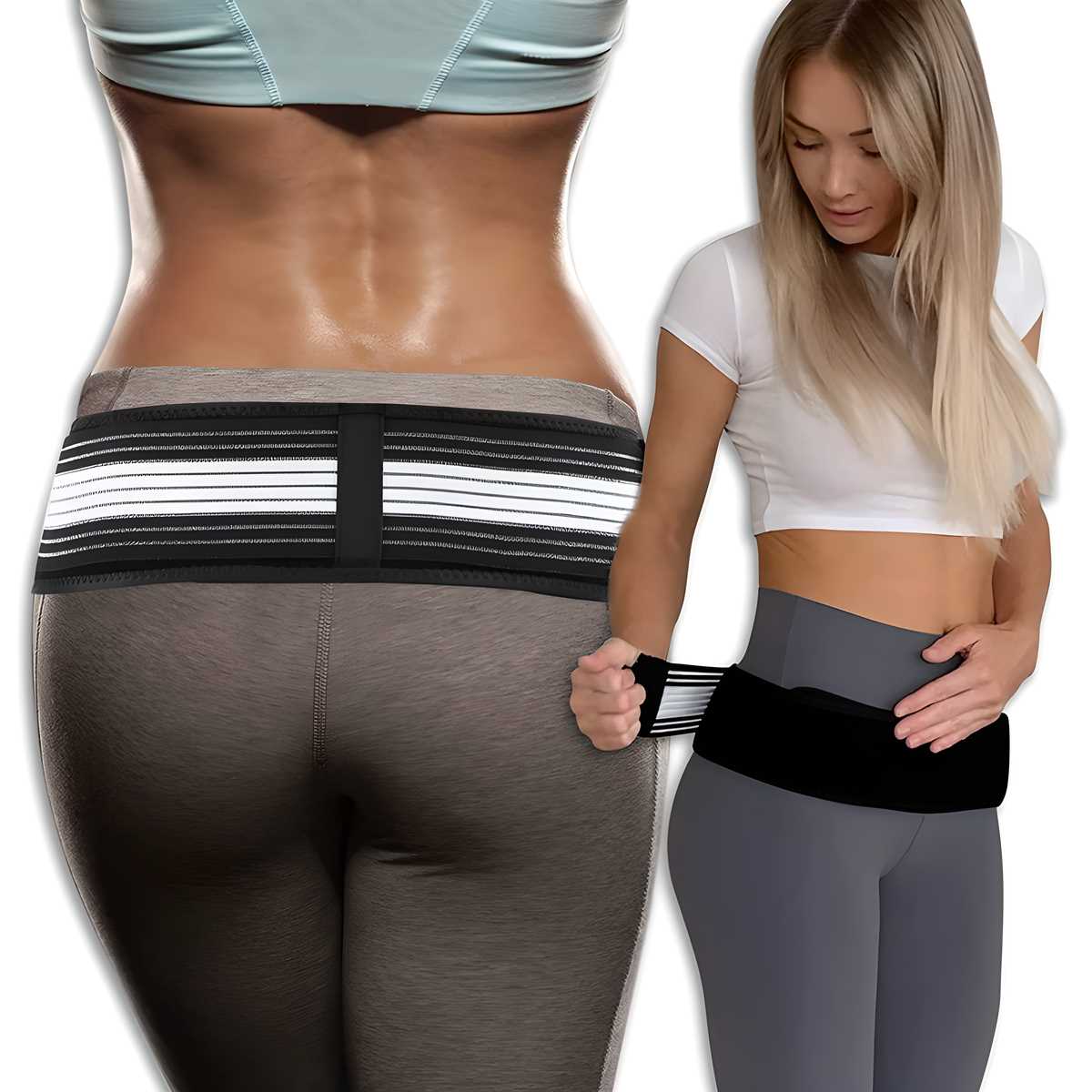 Lower Back Support Brace for Men & Women – Adjustable Lumbar Belt | NISHU Superstores