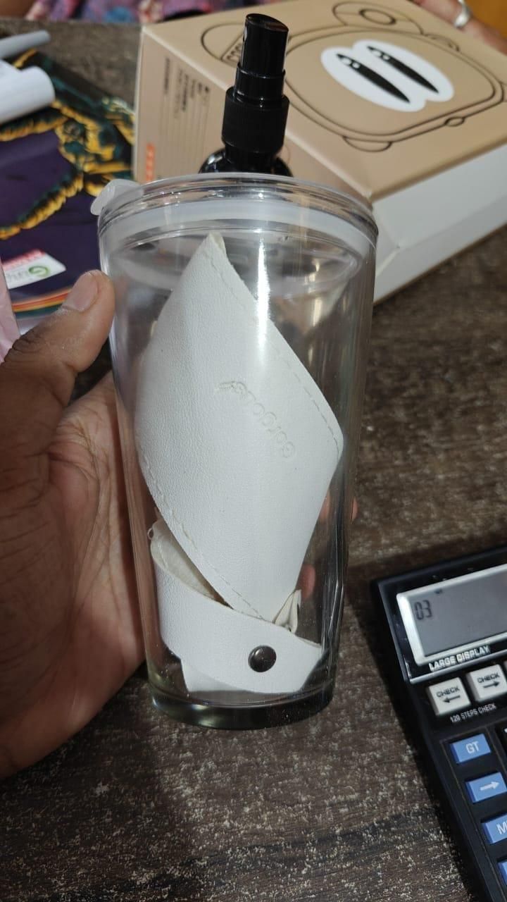 Glass Tumbler with Glass Straw & Lid – Eco-Friendly Reusable Drinkware | NISHU Superstores