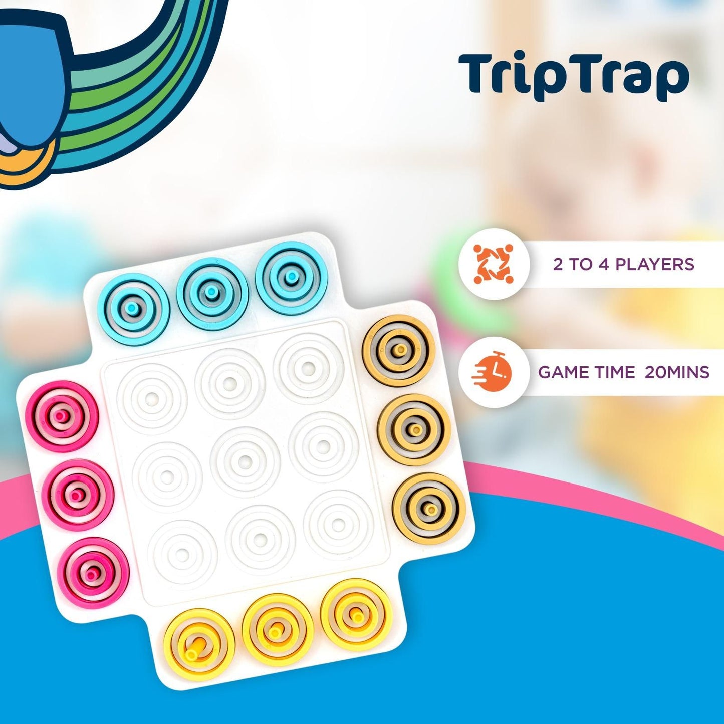 Trip Trap Educational Puzzle Game for Kids – Fun Learning Brain Teaser | NISHU Superstores