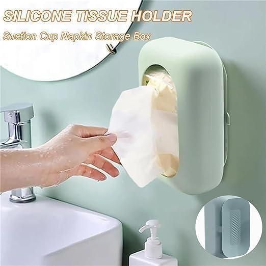 Suction Cup Tissue Box – Wall-Mounted & Space-Saving Dispenser | NISHU Superstores