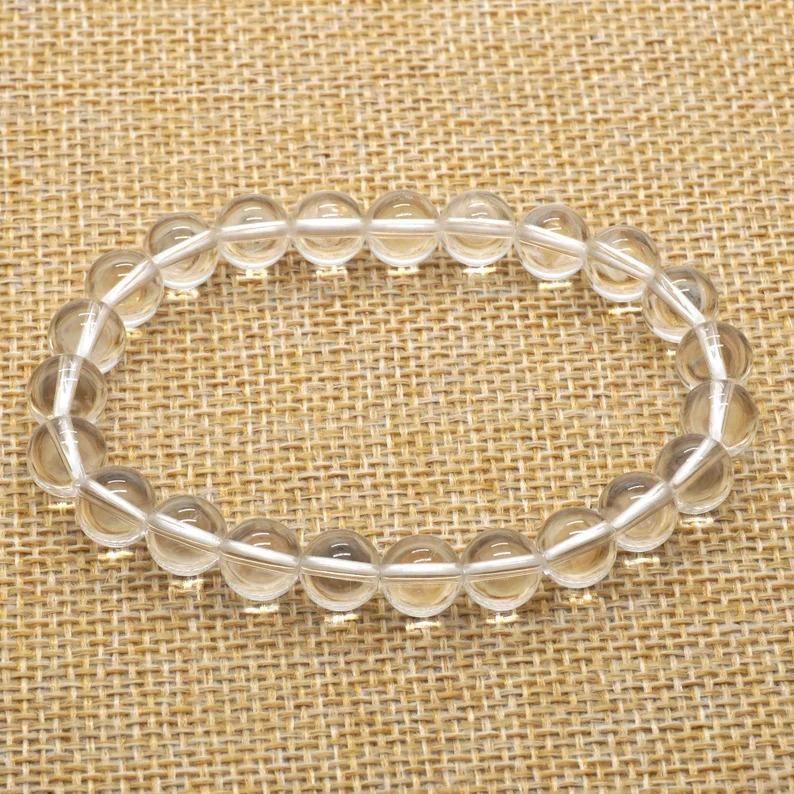 Majestic Crystals Clear Quartz Bracelet – Pack of 2 | Healing & Energy Balancing | NISHU Superstores