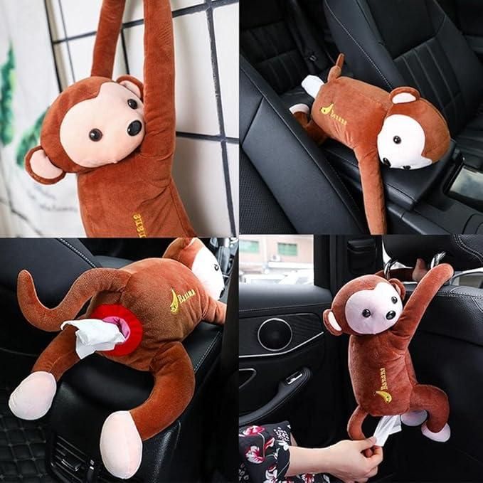 Monkey Tissue Holder – Cute & Creative Tissue Dispenser for Home & Car | NISHU Superstores