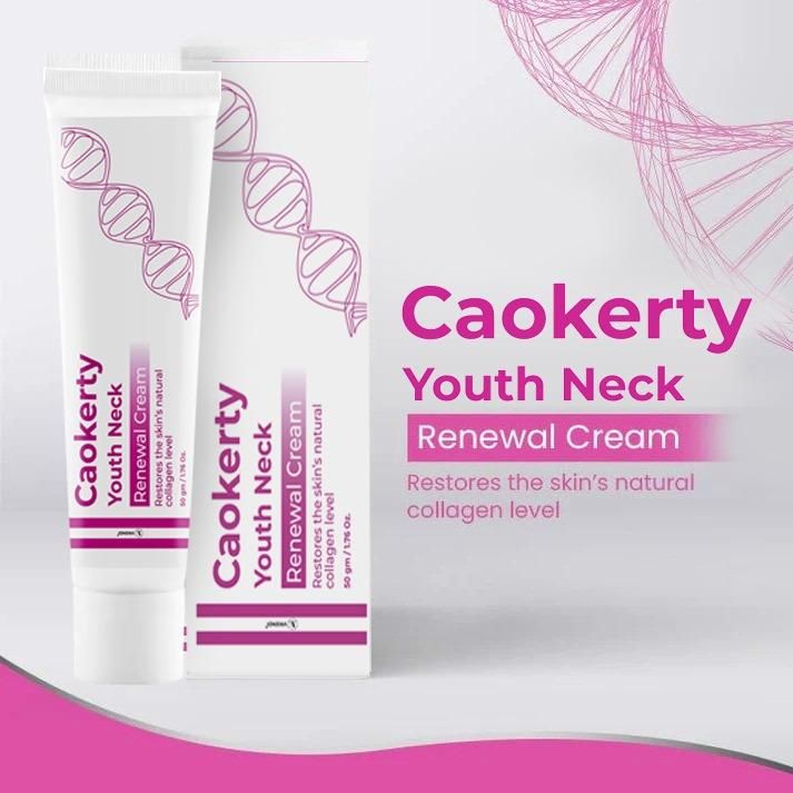 Caokerty Hydrolyzed Collagen Neck Cream 50g (Pack of 2) – Anti-Aging & Firming | NISHU Superstores