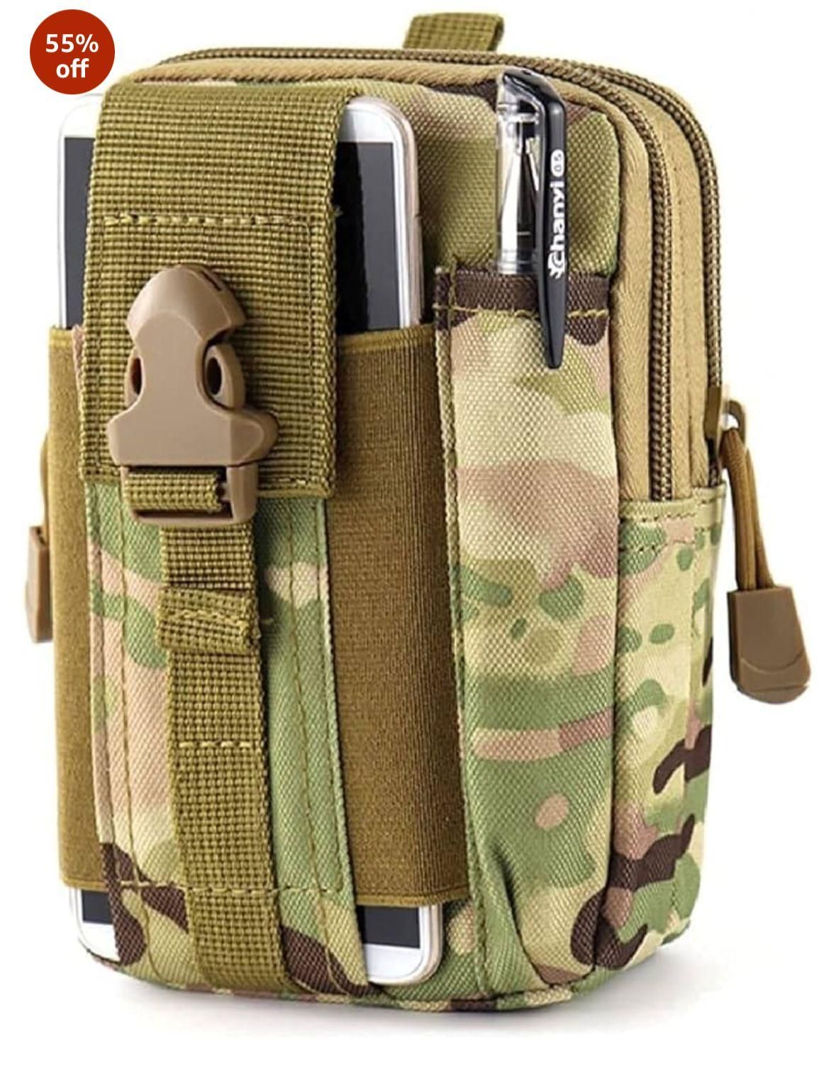 Multipurpose Tactical Waist Bag Molle Pouch – Durable & Compact | NISHU Superstores