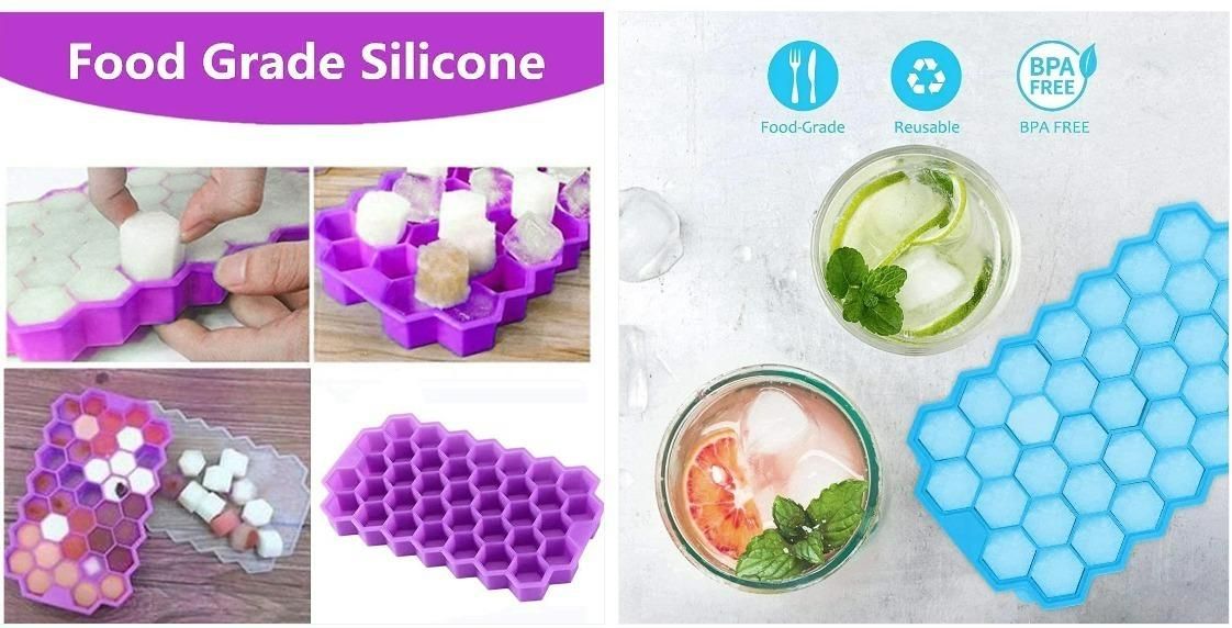 Ice Cube Maker Tray (Pack of 2) – Easy Release & Stackable Design | NISHU Superstores