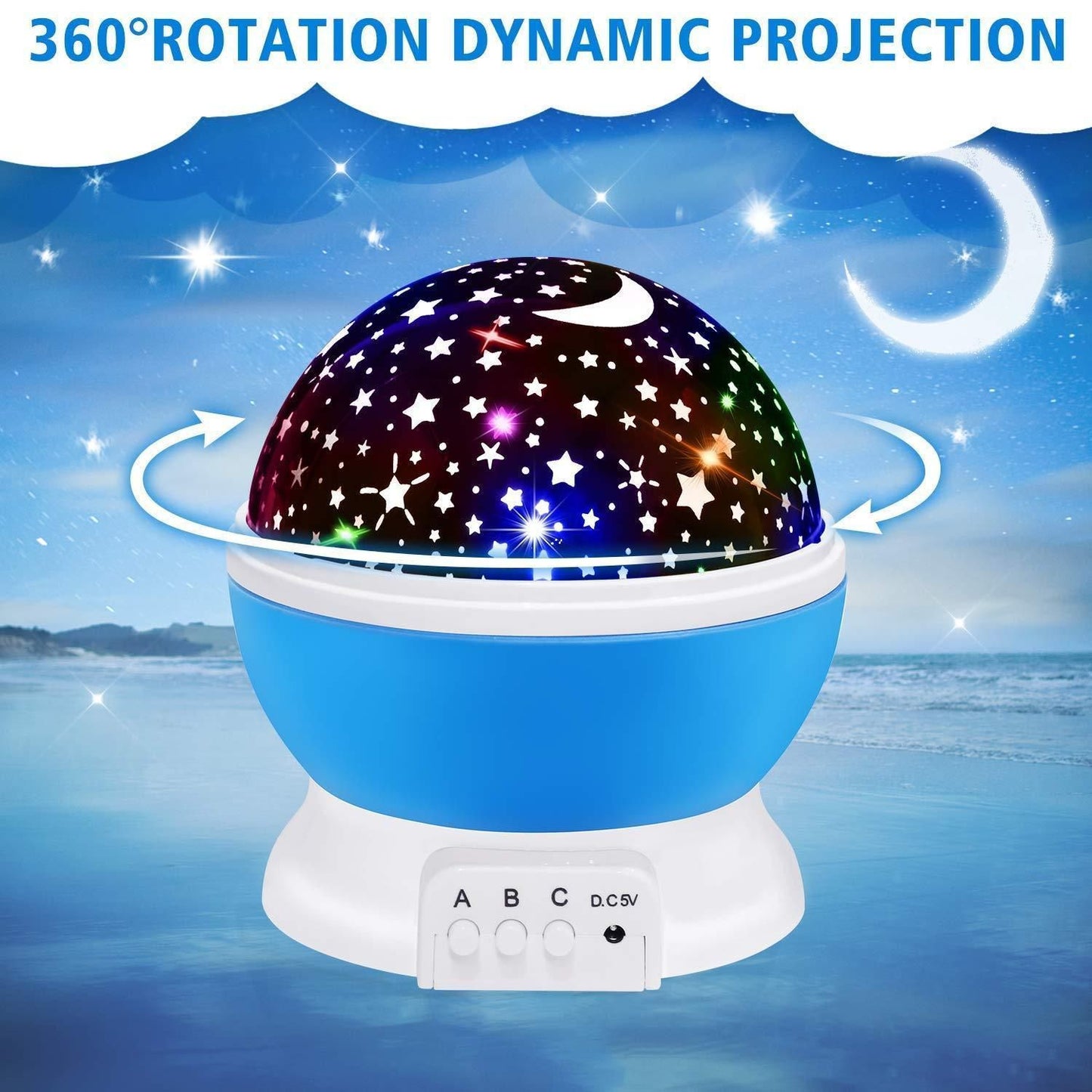 Star Master Color Changing Projection Lamp – Dreamy Rotating Night Light | NISHU Superstores