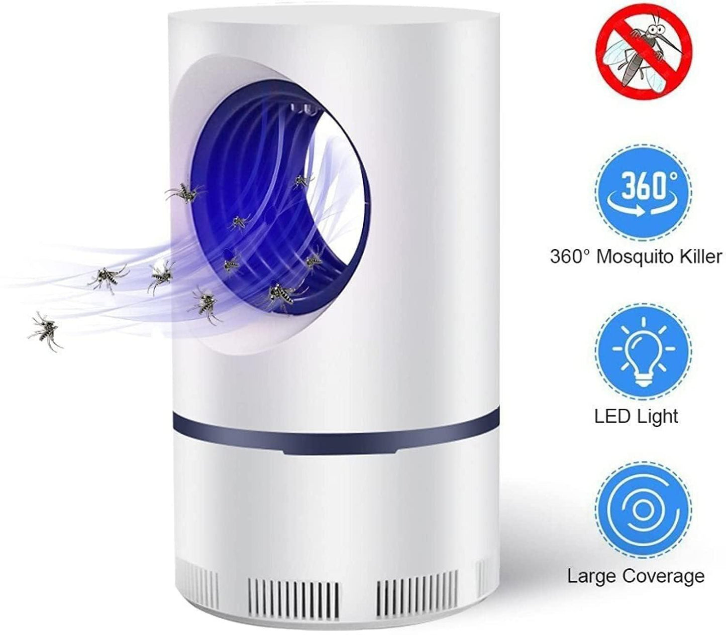 USB LED Mosquito Killer Trap Lamp | Silent & Safe Insect Repellent | NISHU Superstores