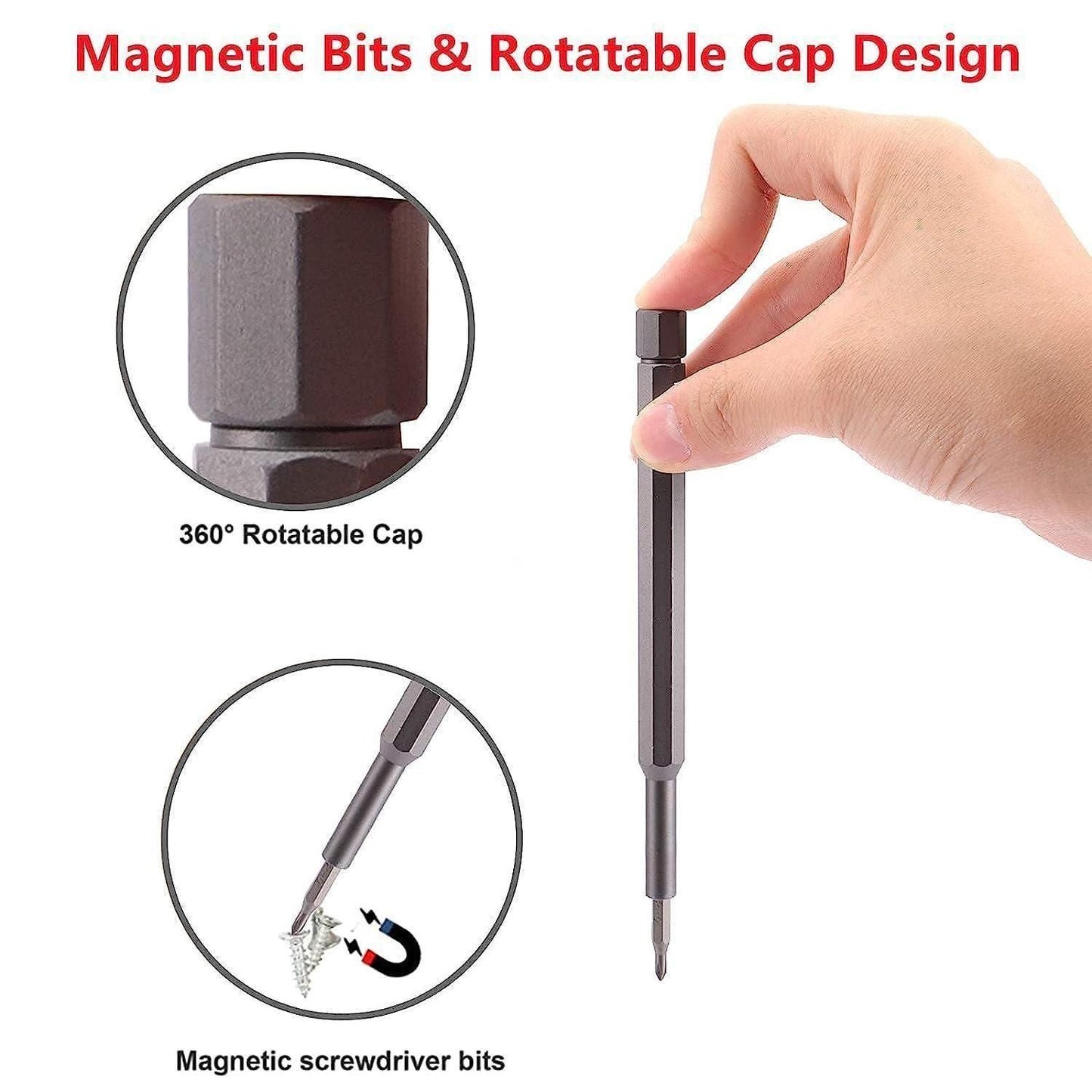 24-Piece Precision Screwdriver Set – Magnetic Bits & Compact Case | NISHU Superstores