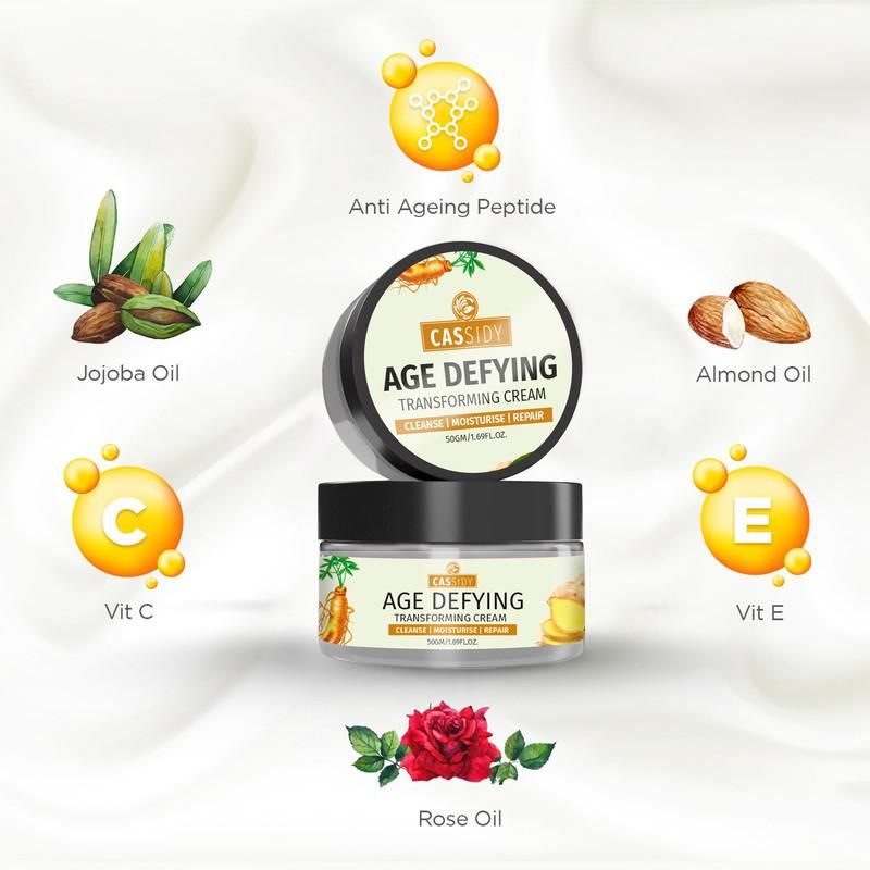 CASSIDY Age Defying Transforming Cream 50gm – Anti-Aging & Skin Firming Moisturizer | NISHU Superstores