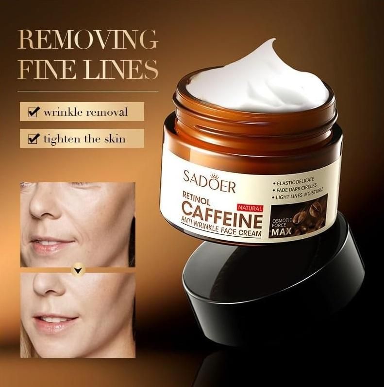 Retinol & Caffeine Anti-Wrinkle Cream 50g (Pack of 2) – Hydrating Age-Defying Formula | NISHU Superstores