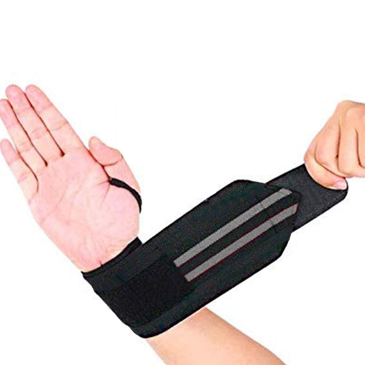 Wrist Band Straps with Thumb Loop for Gym – Weightlifting Support (Pack of 1) | NISHU Superstores
