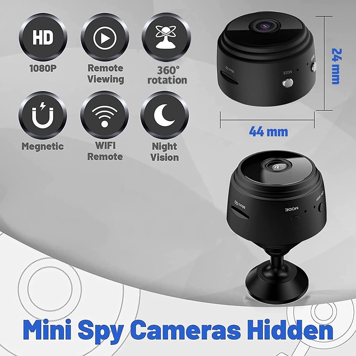 Mini Wireless Wi-Fi Camera with Indoor Video Recorder | Smart Security Solution – NISHU Superstores
