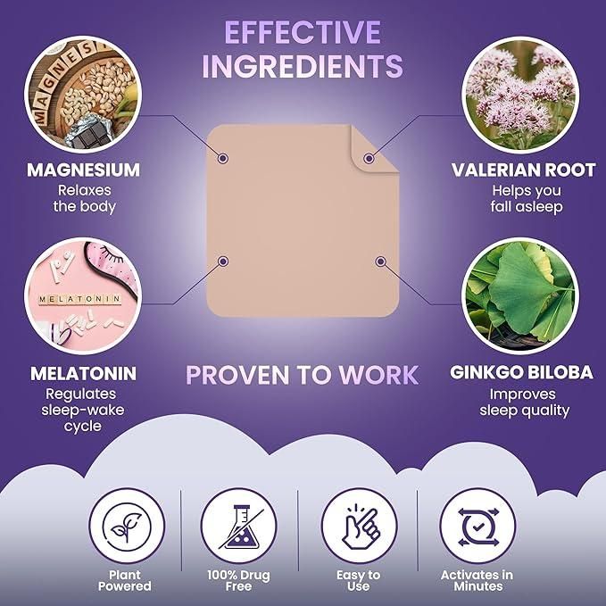 10 Sleep Patches – Natural Aid for Restful Sleep | NISHU Superstores