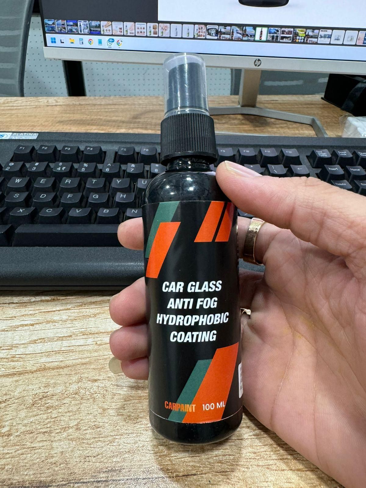 Car Glass Anti-Fog Hydrophobic Coating Spray – 100ml (Pack of 1) | NISHU Superstores
