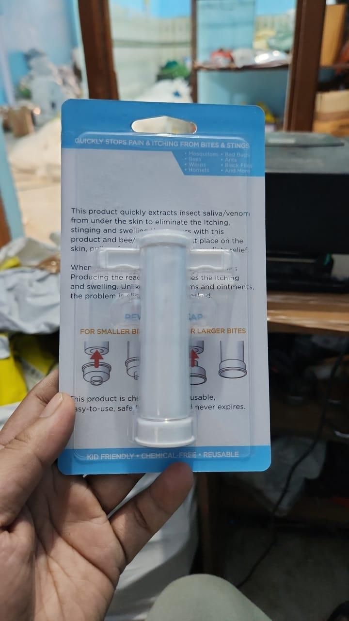 Bite Venom Extractor Pump for Mosquito & Insect Bites – First Aid Bug Bite Relief Tool | NISHU Superstores