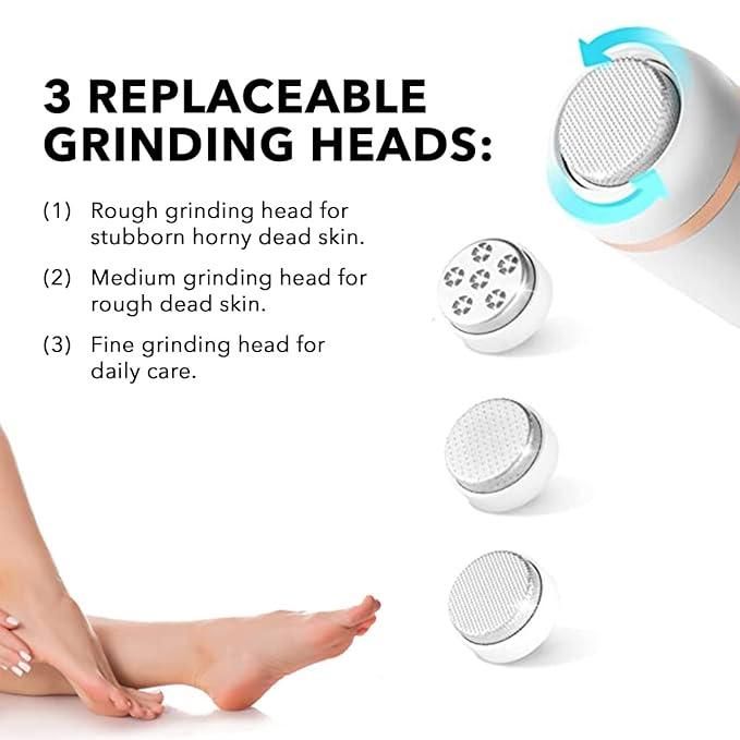 Rechargeable Foot Callus Remover – Electric Foot Cleaner & Pedicure Tool | NISHU Superstores
