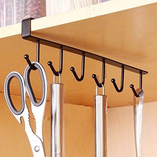 Mug & Wine Glass Storage Hooks – Under Shelf Kitchen Organizer | NISHU Superstores
