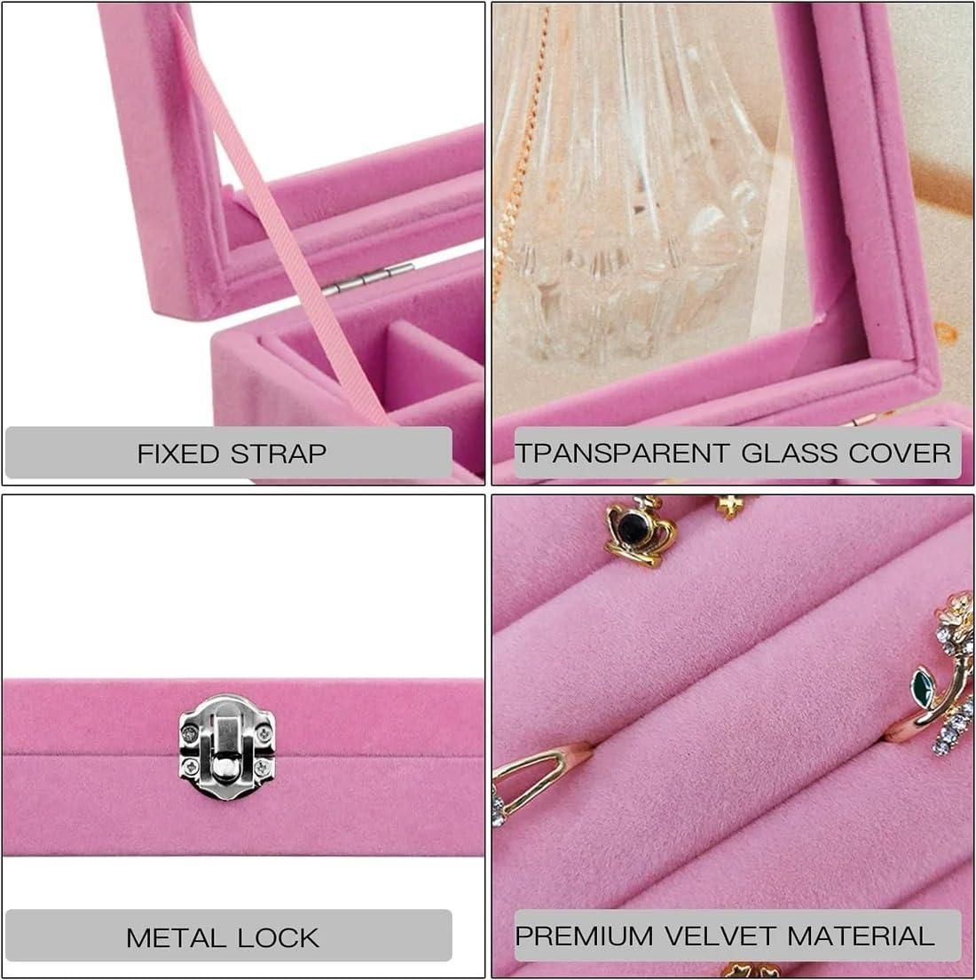 9 Grid Jewelry Organizer – Compact Storage Box for Earrings, Rings & Accessories | NISHU Superstores