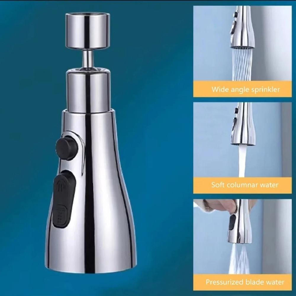 3 Modes Kitchen Sink Faucet Tap – 360° Rotating Water Saving Nozzle | NISHU Superstores