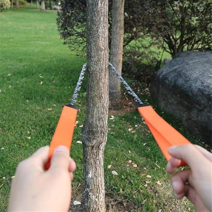 Pocket Chainsaw with Grips – Folding Pull Saw + Storage Pouch | NISHU Superstores