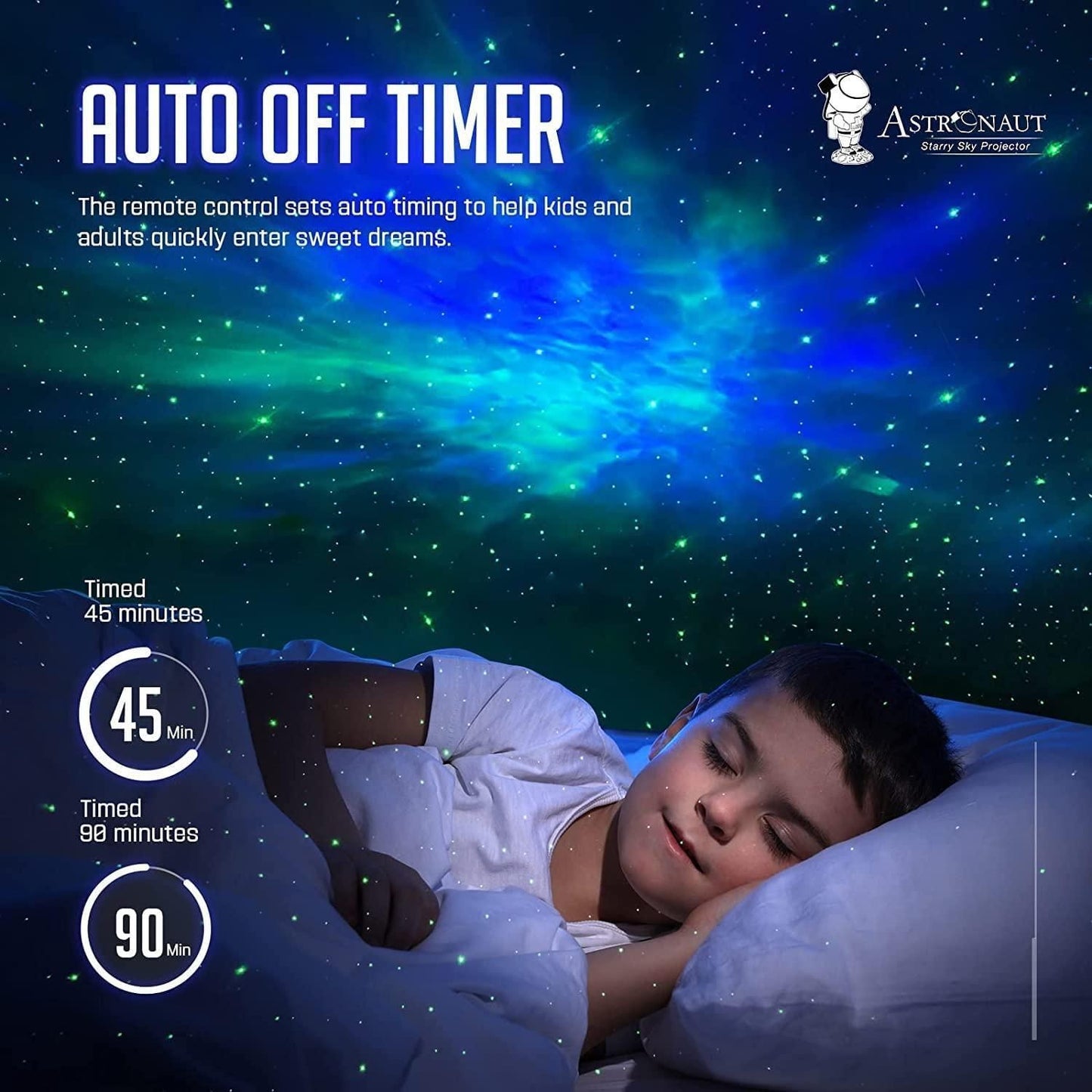 Astronaut Galaxy Projector – 360° Magnetic Head Rotation with Remote Control | NISHU Superstores