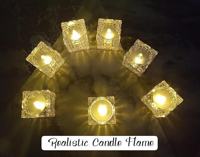 Flameless LED Diya – Pack of 2 Decorative Electric Diyas | NISHU Superstores