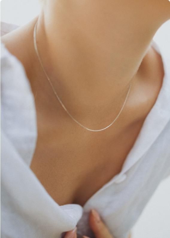 Fine Necklace Silver Beading Chain – Elegant & Durable Jewelry | NISHU Superstores