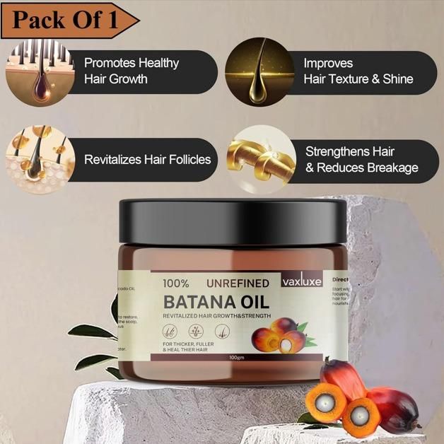 Vaxluxe Bataan Oil – Revitalized Hair Growth & Strength, 100g | NISHU Superstores