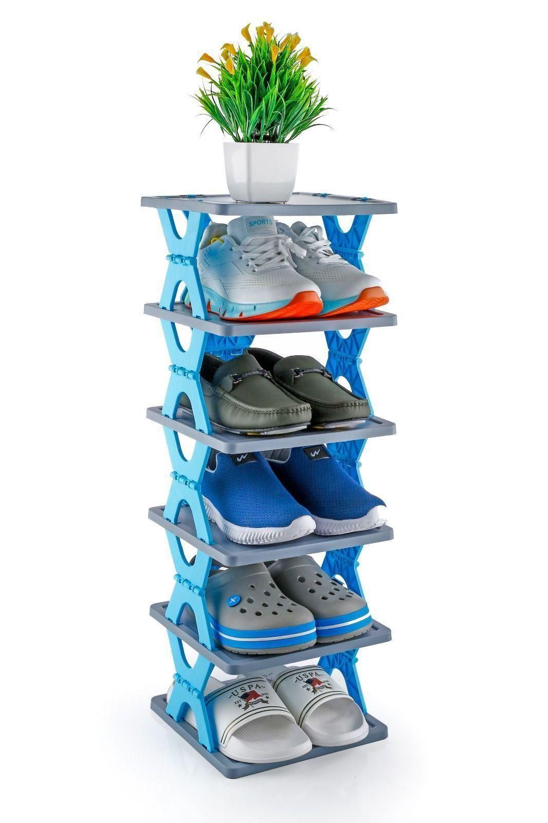 Smart Foldable 5-Layer Shoe Rack | Space Saver from NISHU Superstores