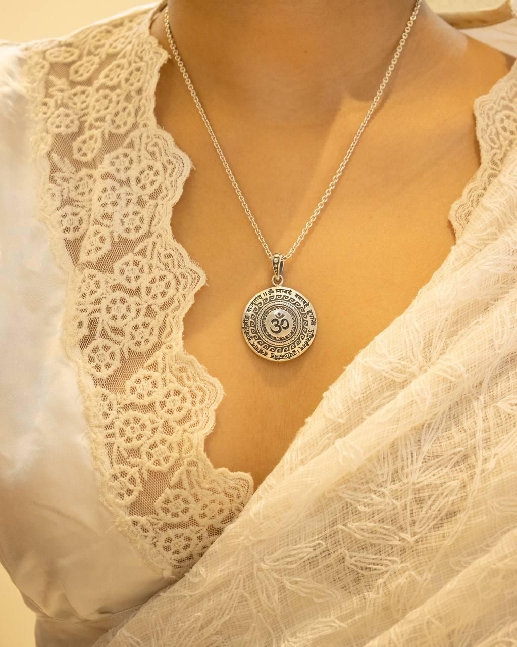 Spiritual OM Mantra Pendant for Men & Women – Divine Energy | NISHU Superstores