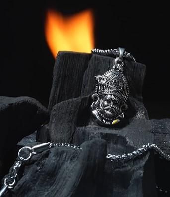 Khatu Shyam Maharaj Pendant with Chain – Spiritual Protection & Divine Blessings | NISHU Superstores