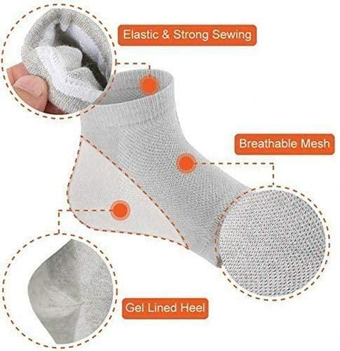 Silicon Gel Pad Heel Protector Socks – Pain Relief & Foot Care Support | NISHU Superstores