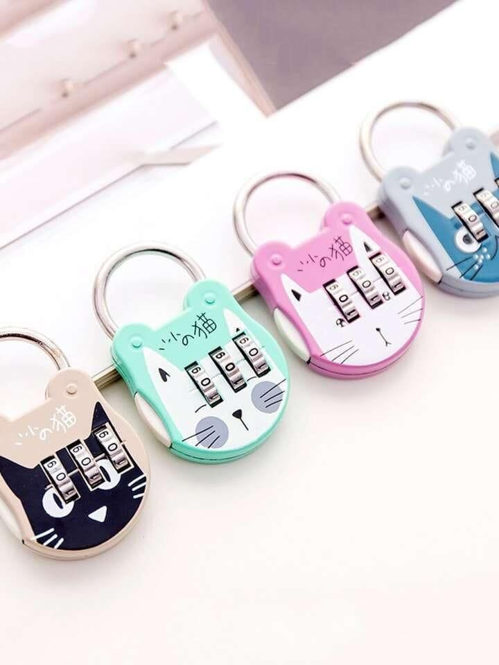 Mini Luggage Lock – Anti-theft Digit Code Lock for Travel & Gym | NISHU Superstores