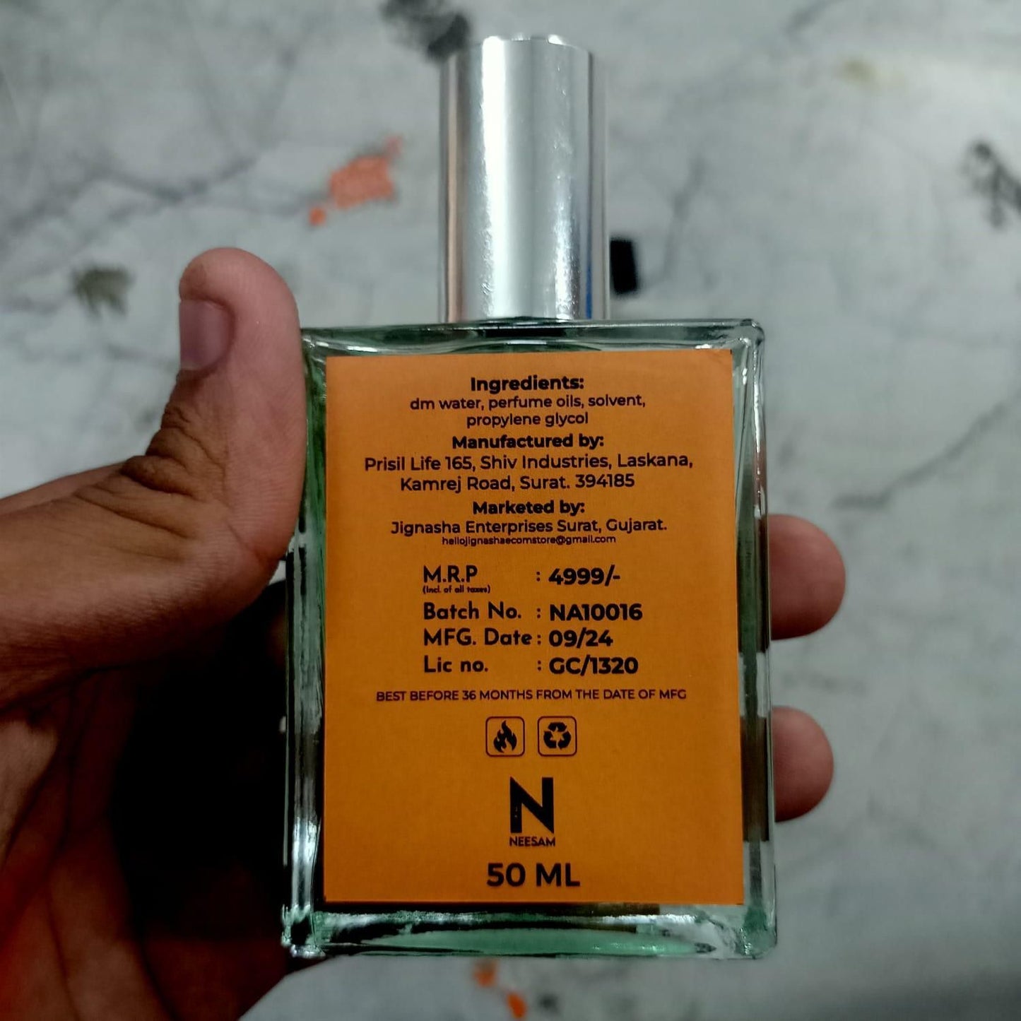 NEESAM AQUA PARFUM 50ML (Pack of 2) - Fresh & Invigorating Fragrance | NISHU Superstores