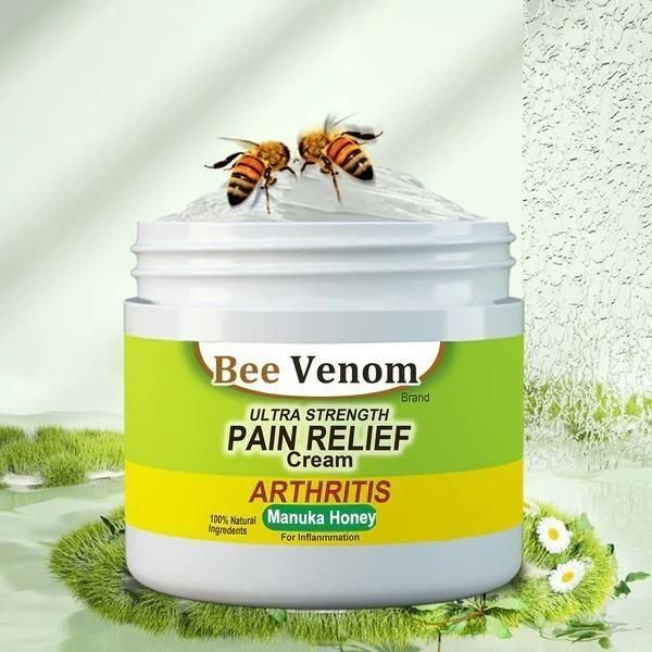 Bee Venom Ultra Strength Pain Relief Cream (Pack of 2) – Fast Acting Formula | NISHU Superstores