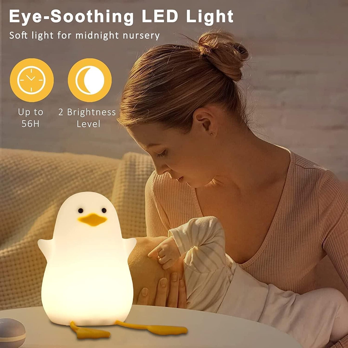 Duck Night Light Lamp – Cute & Soothing Soft Glow | NISHU Superstores