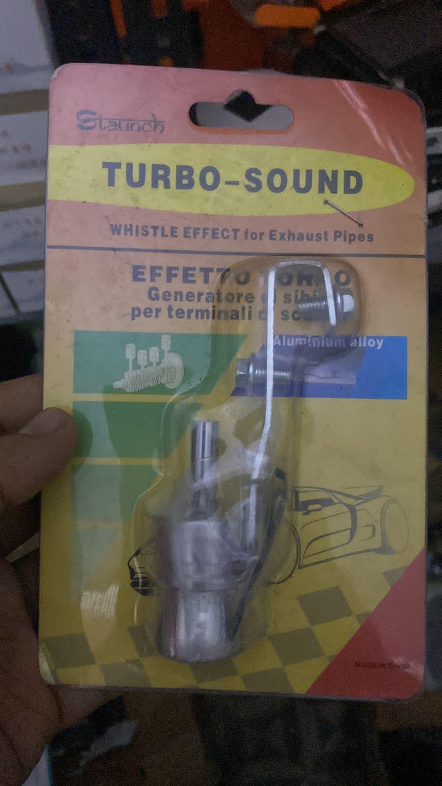 Turbo Sound Exhaust Muffler Whistle – Medium Universal Pipe for Car & Bike | NISHU Superstores