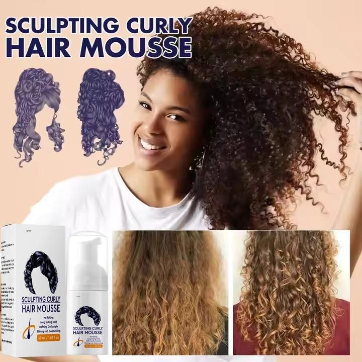 Sculpting Curly Hair Mousse – 50ML (Pack of 1) | Define, Hold & Shine | NISHU Superstores